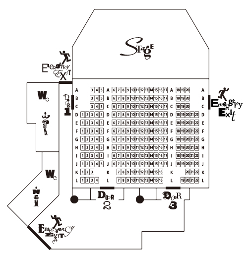 シブゲキ座席表